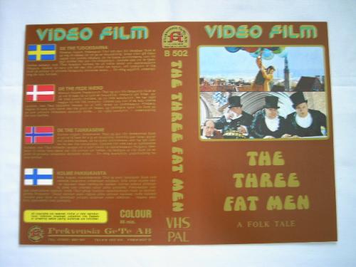 B502 DE TRE TJOCKISARNA  (VHS)